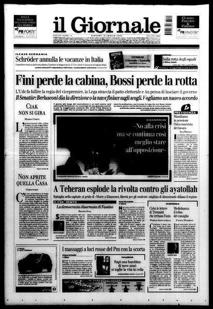 Il giornale : quotidiano del mattino